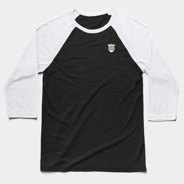 Shujin Academy Crest (Chest Pocket) Baseball T-Shirt by huckblade